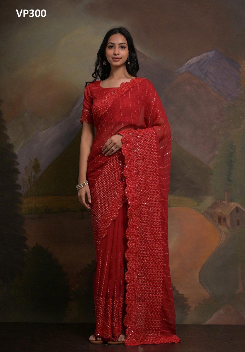 FASHION BERRY DURGA VP300 DESIGNER SAREE WHOLESALER IN SURAT 1
