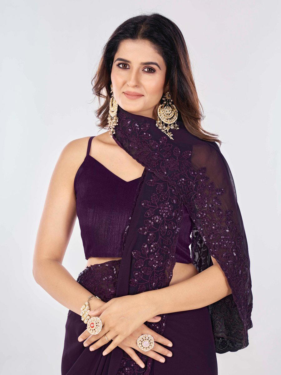 FASHION BERRY VILLA VP400 DESIGNER SAREE WHOLESALER IN SURAT 1