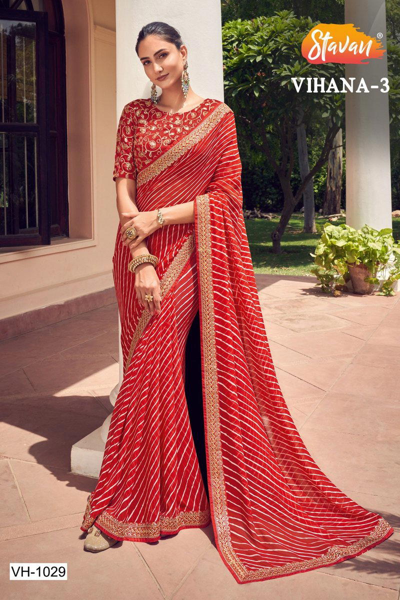 Vihana hits by stavan designer saree wholesaler in surat 1