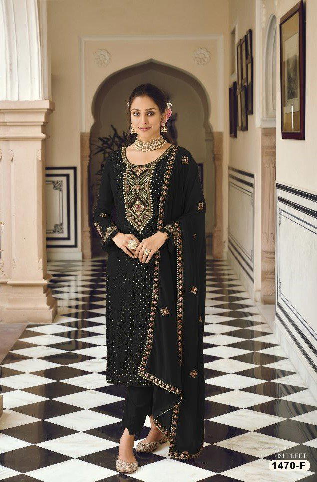 D.NO 1470 BY EBA LIFESTYLE GEORGETTE SALWAR KAMEEZ WHOLESALER IN INDIA 1