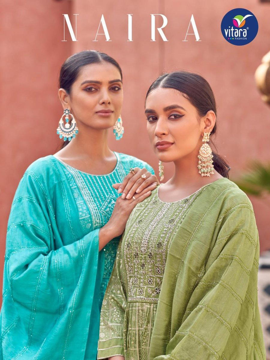 NAIRA BY VITARA FASHION REYON SALWAR KAMEEZ WHOLESALER IN INDIA 1