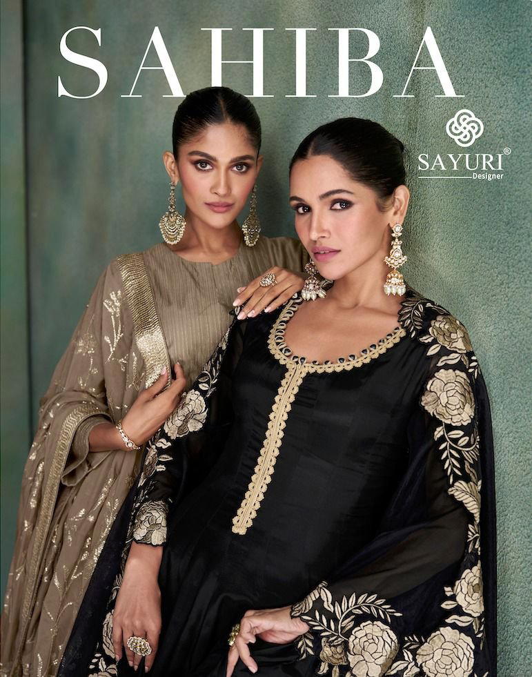 SAHIBA BY SAYURI PURE SILK SALWAR KAMEEZ WHOLESALER IN INDIA 1