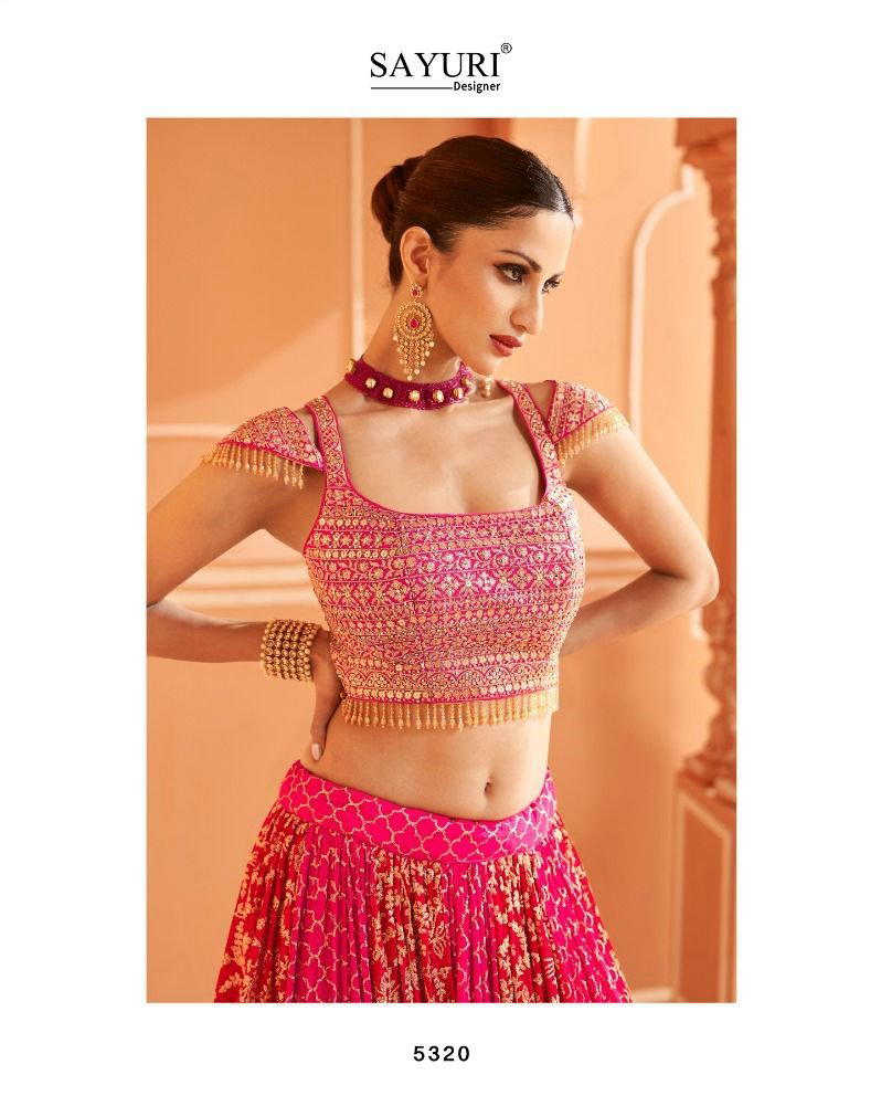 KALISHTA BY SAYURI GEORGETTE LEHENGA CHOLI MANUFACTURER IN INDIA 1