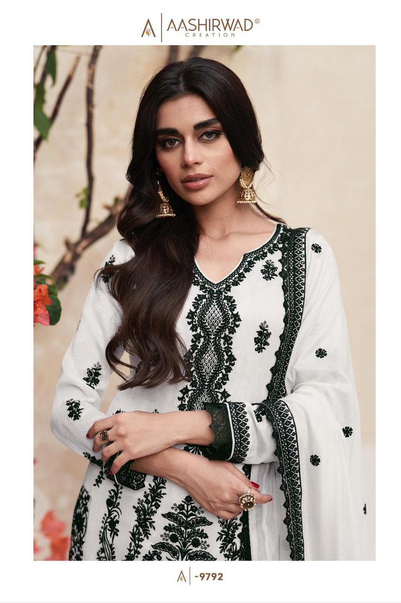 MIRZA BY AASHIRWAD CREATION SILK SALWAR KAMEEZ WHOLESALER IN INDIA 1