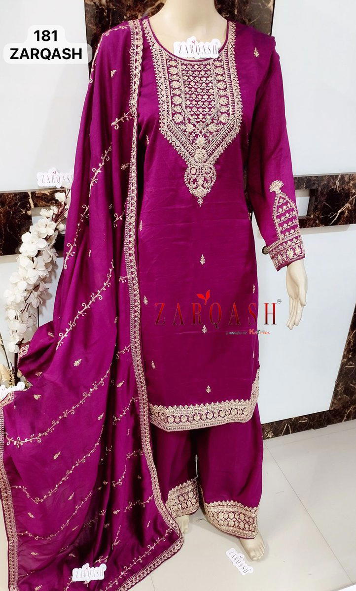 D.NO :- 181 TO 185 BY SAGAR IMPEX EMBROIDERY SALWAR KAMEEZ WHOLESALER IN INDIA 1
