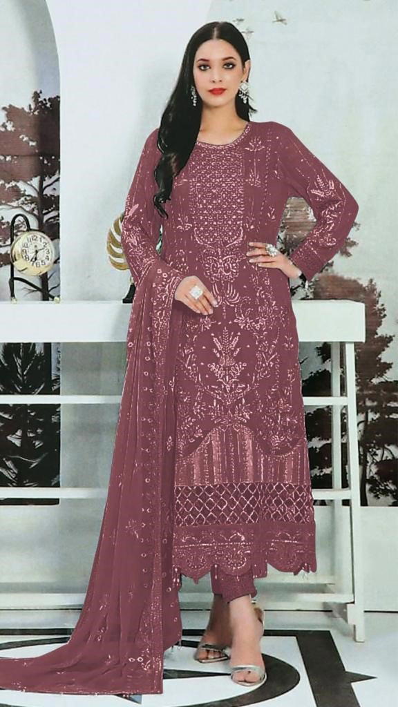 D.NO : 1525 COLOUR BY SAGAR IMPEX GEORGETTE SALWAR KAMEEZ WHOLESALER IN INDIA 1