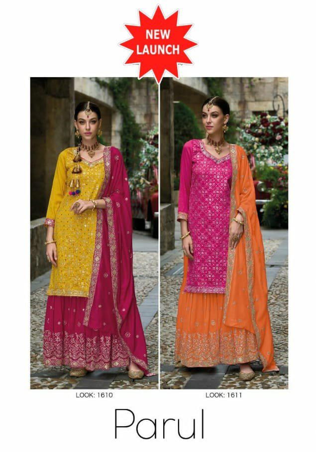 1610 & 1611 BY EBA LIFESTYLE EMBROIDERY SALWAR KAMEEZ WHOLESALER IN INDIA 1
