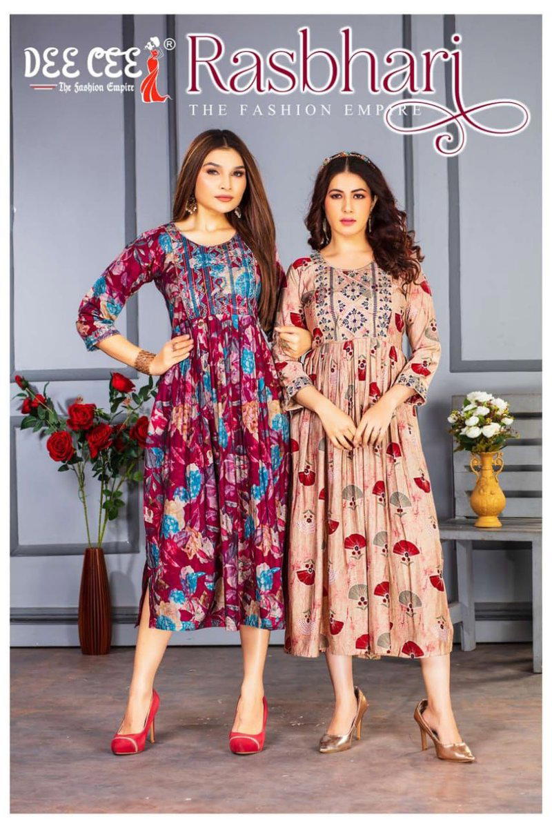 RASBHARI BY SAGAR IMPEX CHANDERI KURTI MANUFACTURER IN INDIA 1