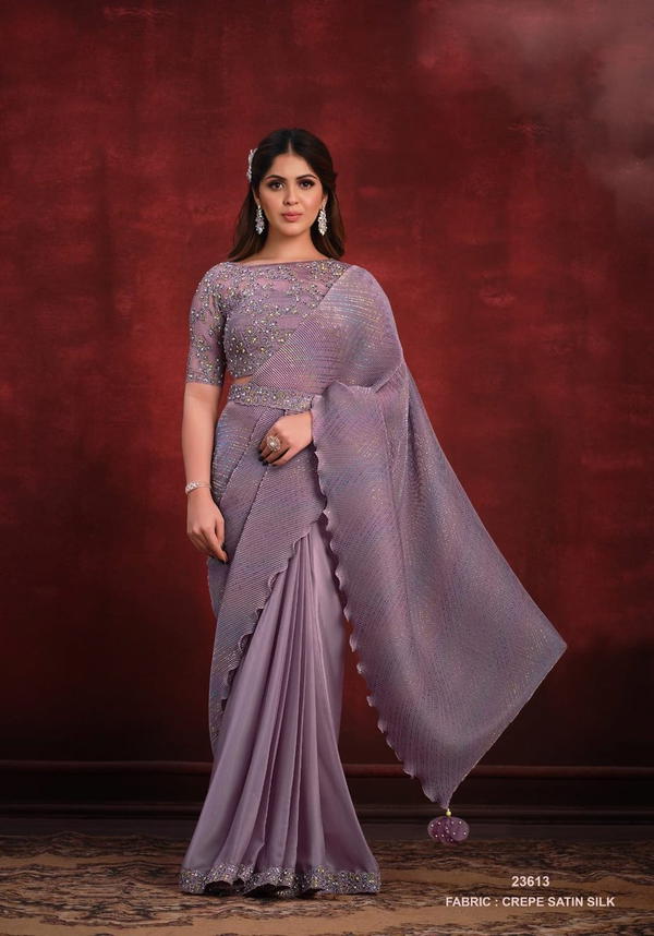 MOH MANTHAN 23600 SERIES-KIMAYA MAHOTSAV PARTY WEAR SAREE WHOLESALER IN INDIA