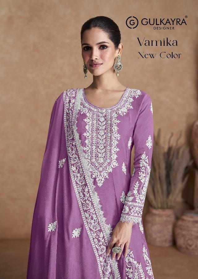 VAMIKA BY GULKAYRA SILK SALWAR KAMEEZ WHOLESALER IN INDIA 1