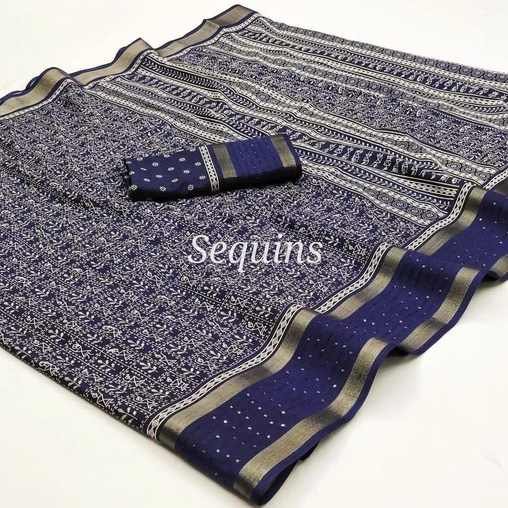 CODE - SF - 637 BY SAGAR IMPEX PRINTED SAREE WHOLESALER IN SURAT 1