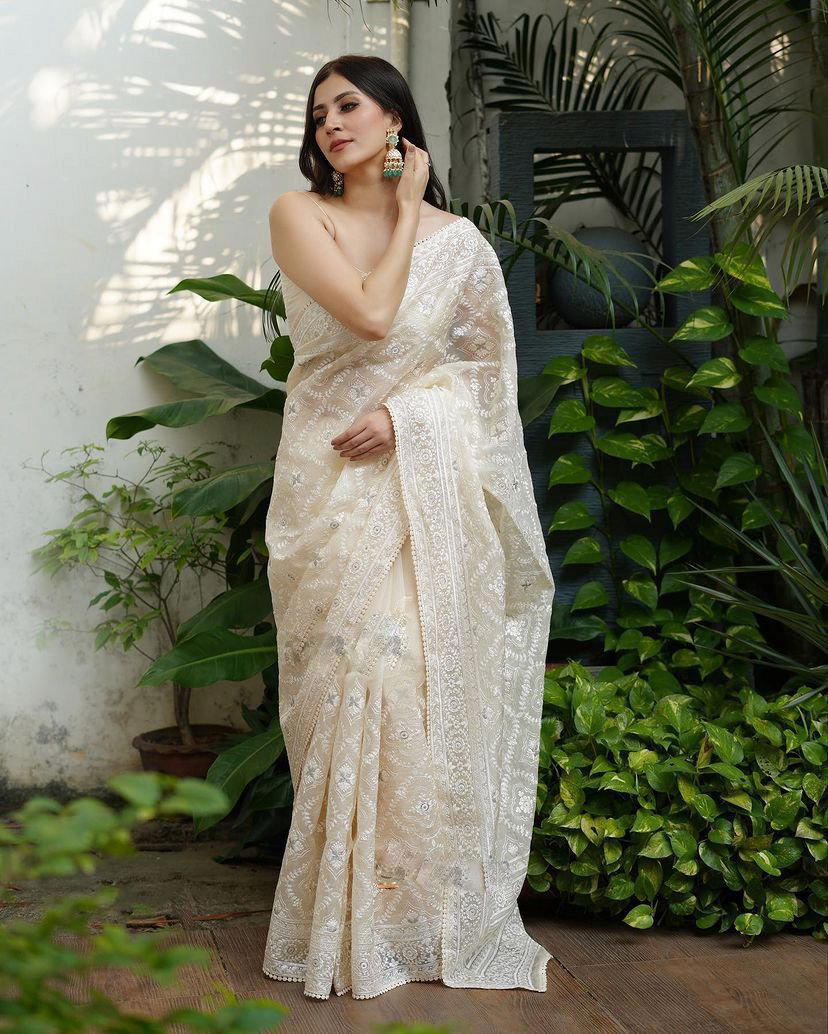 MARYAM BY SAGAR IMPEX ORGANZA SILK SAREE WHOLESALER IN INDIA 1