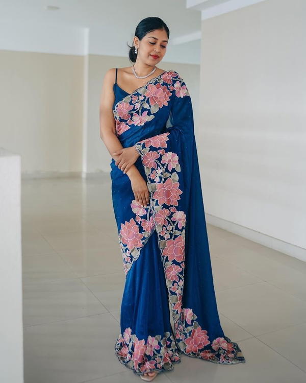 ROSSY BY RAA SHINING SILK SAREE WHOLESALER IN INDIA