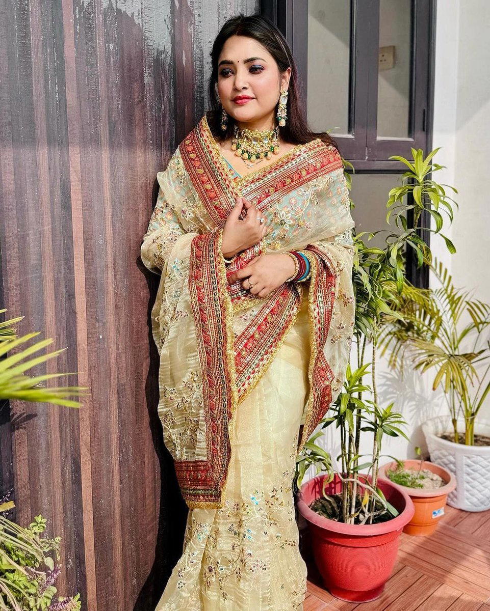 AURA BY RAA SOFT ORGANZA SILK SAREE MANUFACTURER IN INDIA 1
