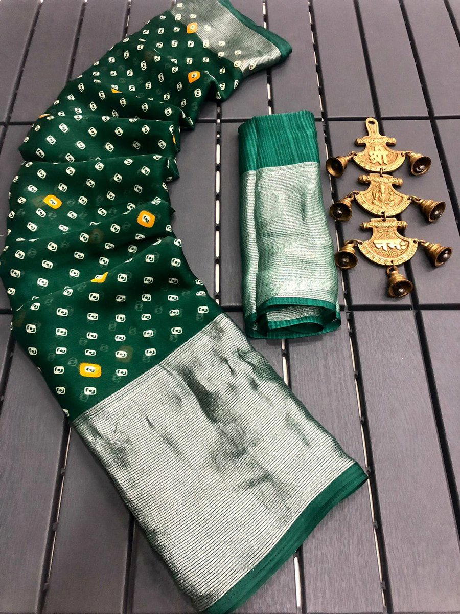 BANDHINI BY MERAKI GEORGETTE SAREE WHOLESALER IN INDIA 1