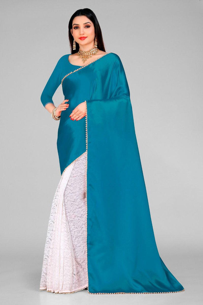 CM 726 BY SAGAR IMPEX SOFT SATIN SAREE MANUFACTURER IN INDIA 1
