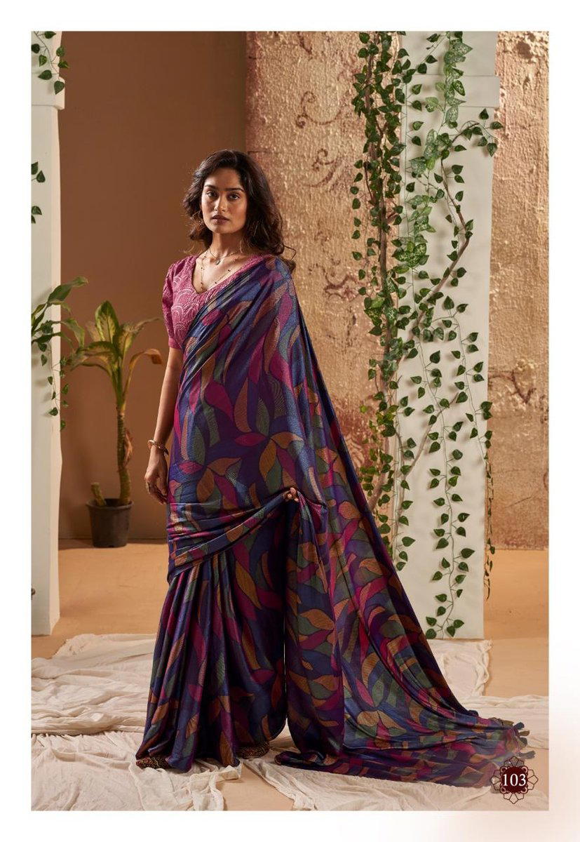 VENZA BY STAVAN NEW 3D NYLON PRINT SAREE WHOLESALER IN SURAT 1