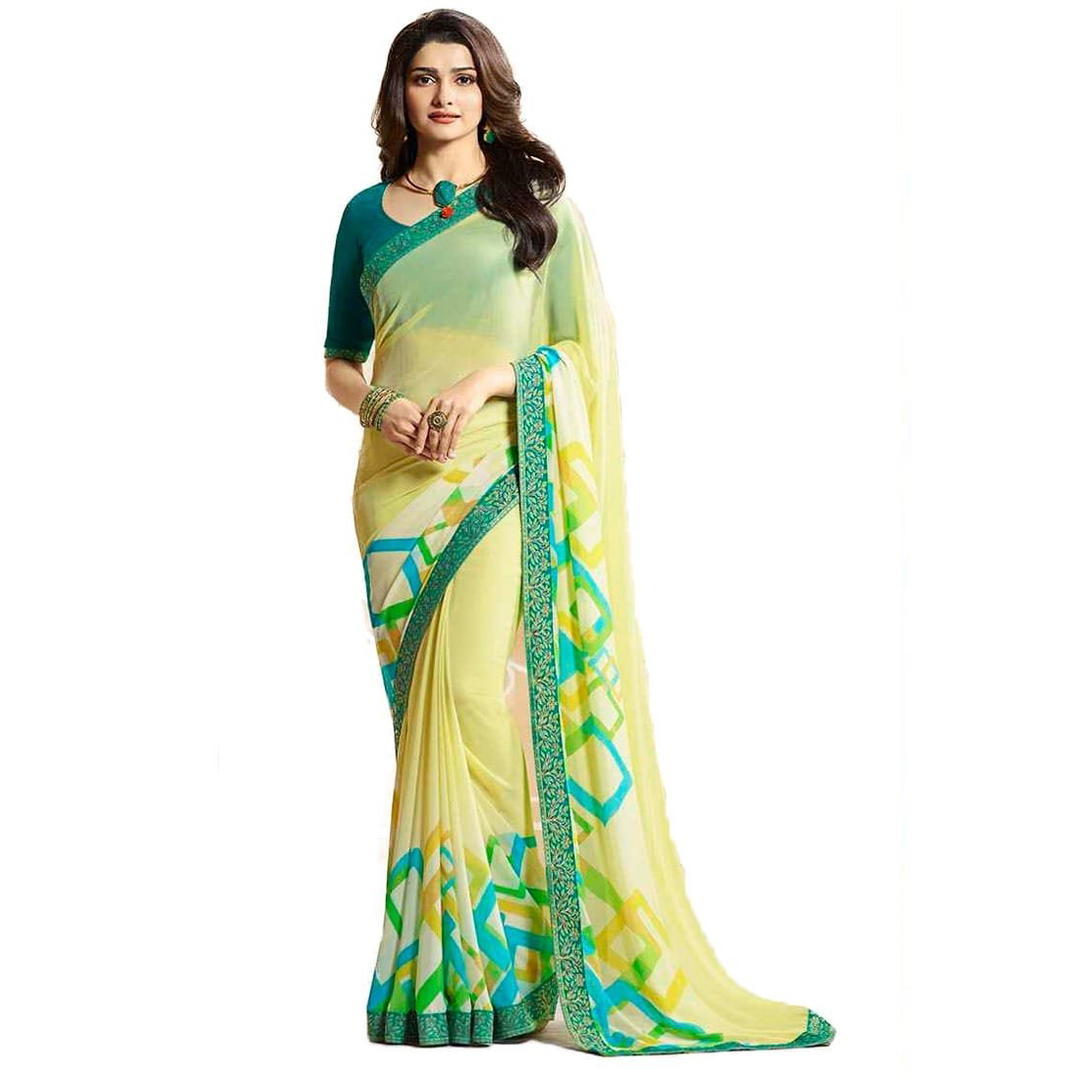 PRACHI BY GC PRINTED GEORGETTE SAREE MANUFACTURER IN INDIA 1