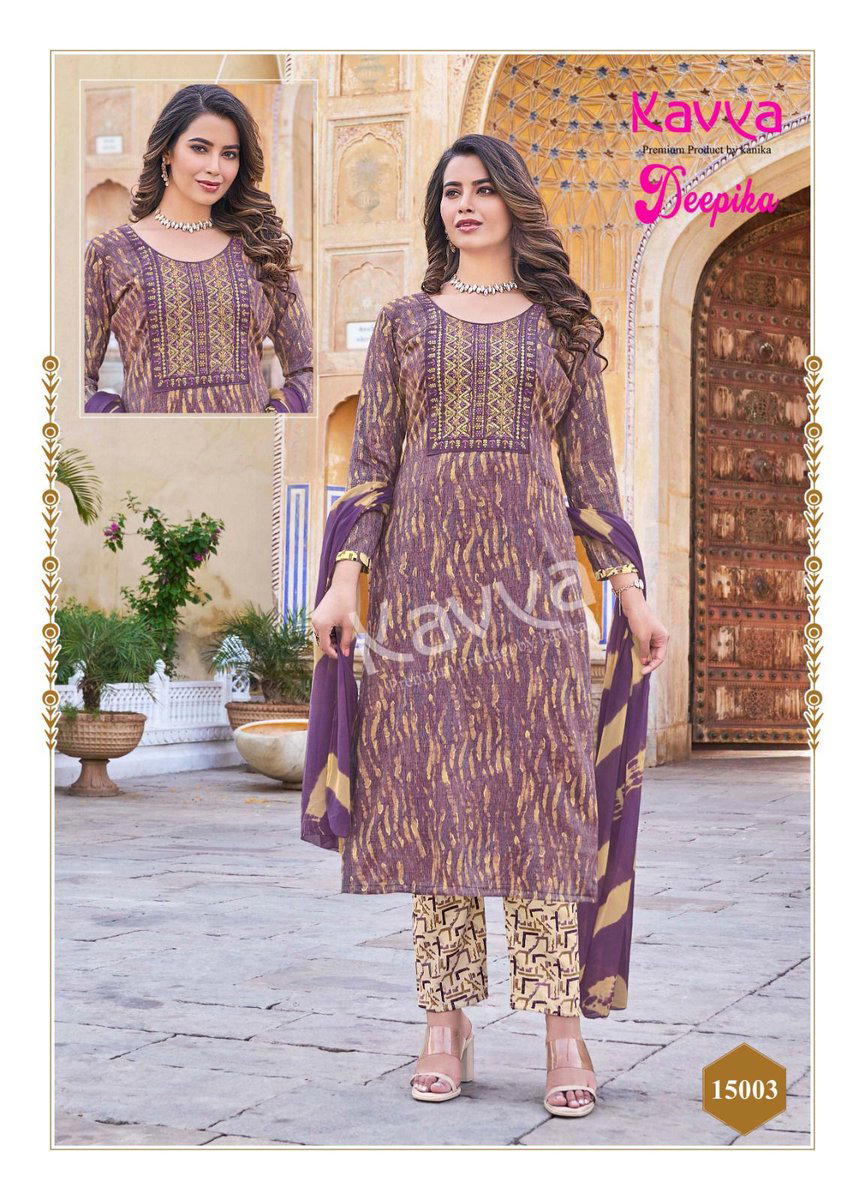 DEEPIKA VOL 15 BY KAVYA PREMIUM QUALITY SALWAR KAMEEZ SUPPLIER IN INDIA 1