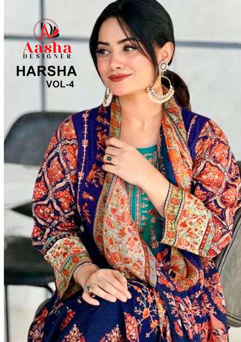 HARSHA VOL 4 BY DINSAA PURE COTTON PRINT SALWAR KAMEEZ MANUFACTURER IN SURAT 1