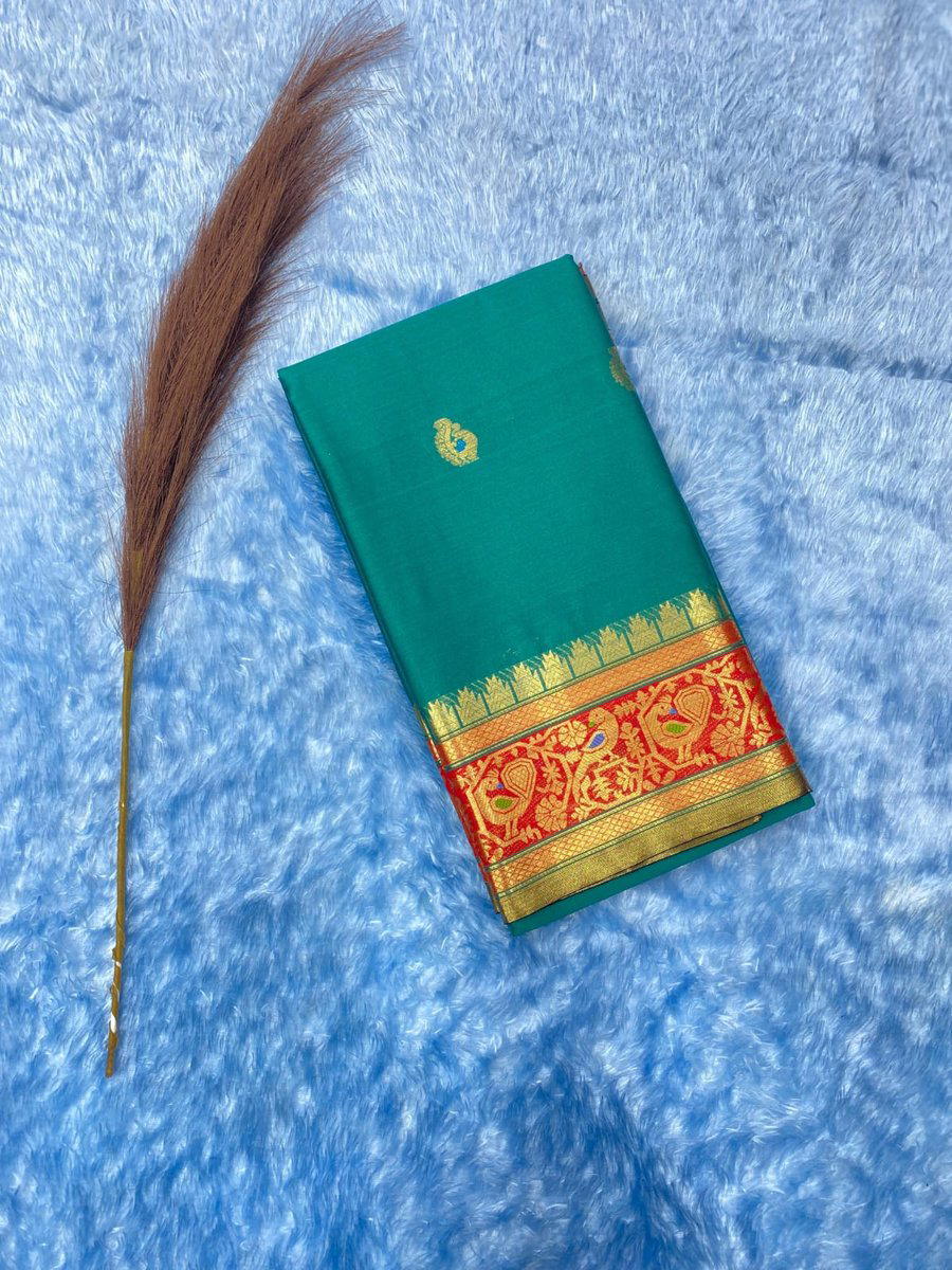 ROSE PAITHANI BY AURA SAREE PURE COTTON SILK SAREE WHOLESALER IN GUJARAT 1