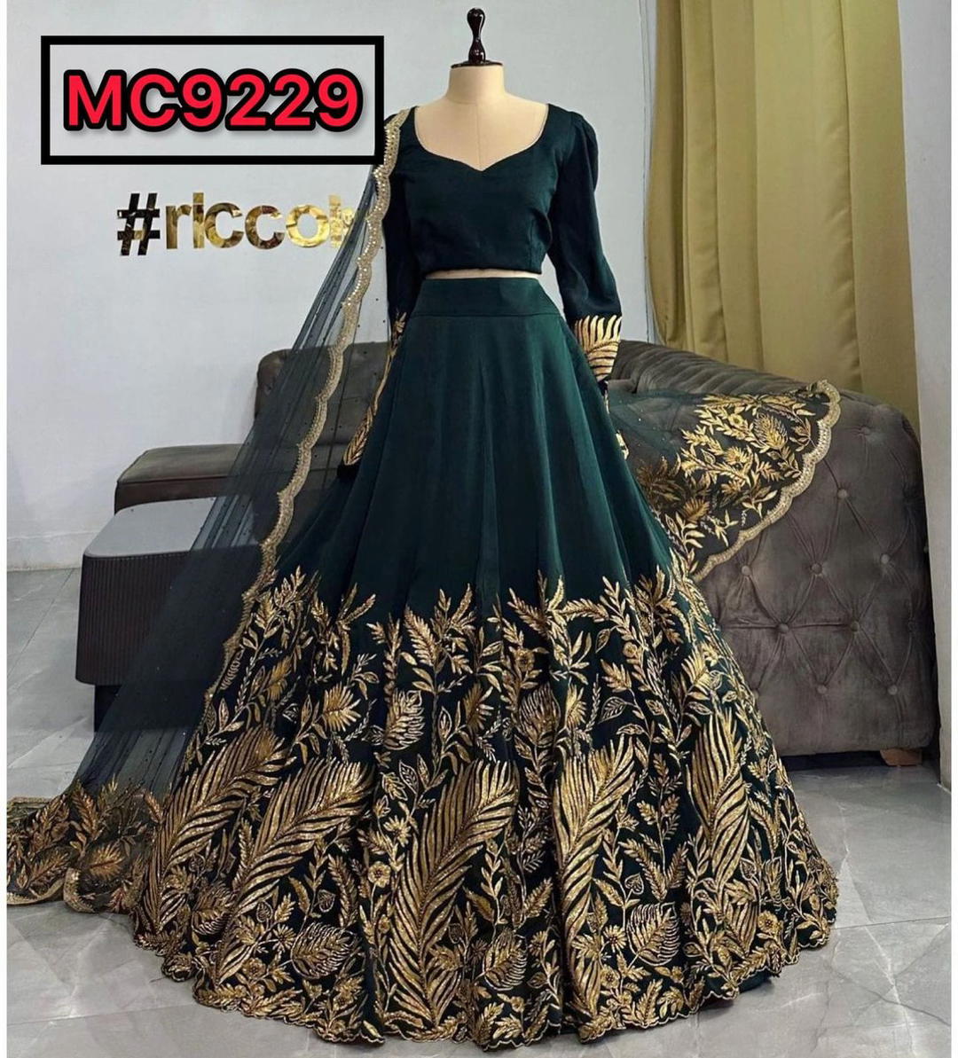 MC 9229 BY SAGAR IMPEX HEAVY TAPETA SILK LEHENGA CHOLI EXPORTER IN INDIA 1