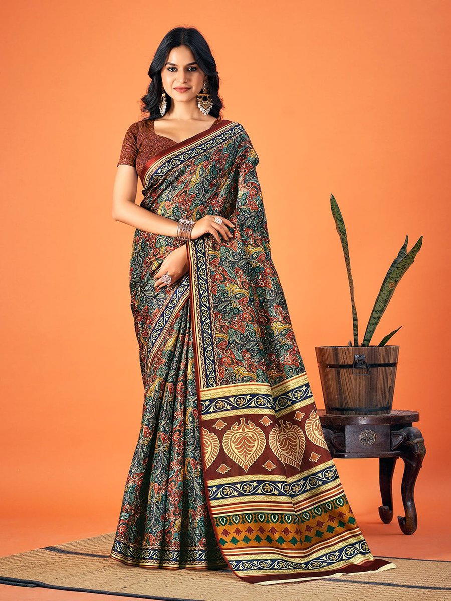 NEEVA BY BUNAWAT PASHMINA DESIGNER SAREE WHOLESALER IN INDIA 1