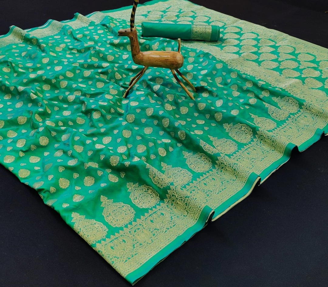 RF RAJKUMARI BY SAGAR IMPEX SOFT BANARASI LICHI SILK SAREE MANUFACTURER IN INDIA 1