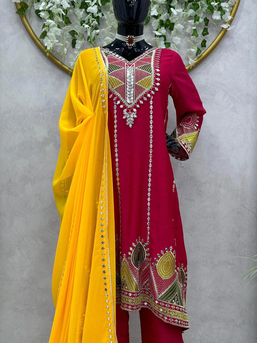 KD 1456 BY SAGAR IMPEX CHINON SALWAR KAMEEZ SUPPLIER IN SURAT 1