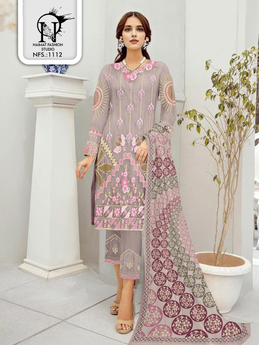 NFS 1112 BY SAGAR IMPEX ORGANZA SILK SALWAR KAMEEZ WHOLESALER IN SURAT 1