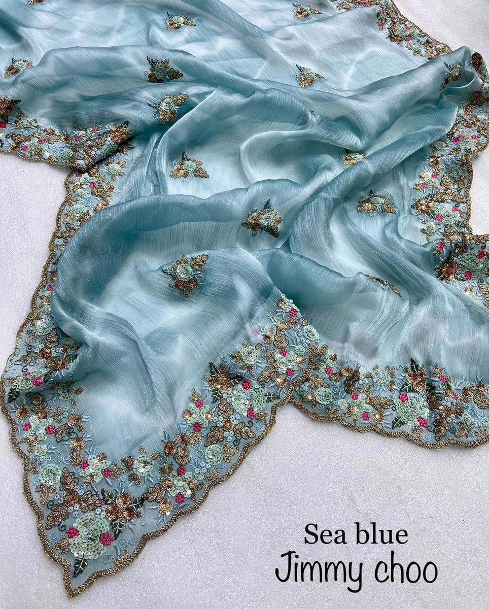 LOTUS 5 BY JK SAREES BEAUTIFUL SOFT JIMMY CHOO SAREE WHOLESALER IN GUJARAT 1