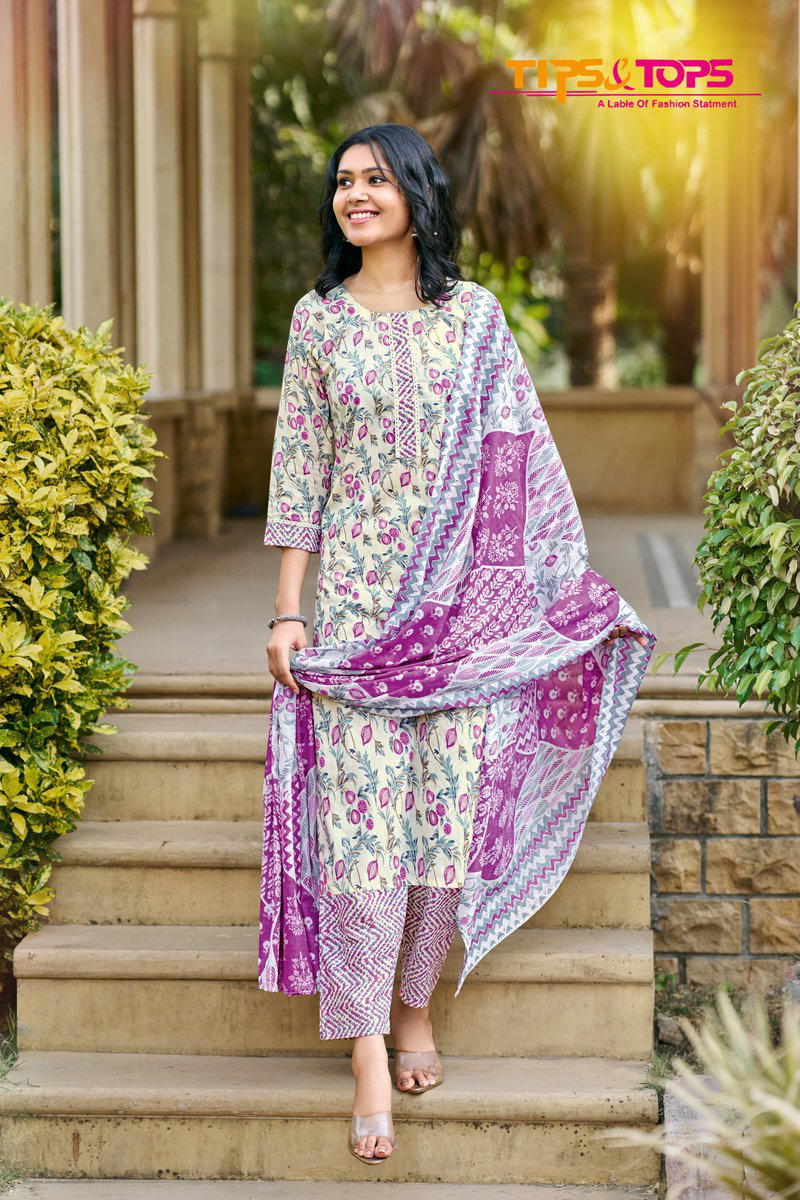 SUMMER FASHION BY TIPS & TOPS COTTON PRINT SALWAR KAMEEZ MANUFACTURER IN INDIA 1
