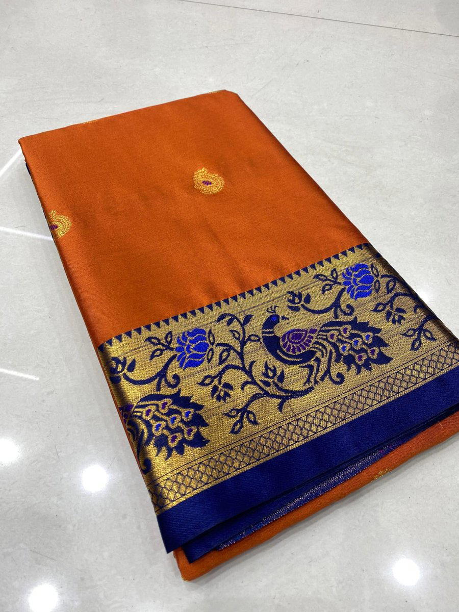 PEACOCK PAITHANI BY HARNAAZ PURE COTTON SILK SAREE SUPPLIER IN INDIA 1