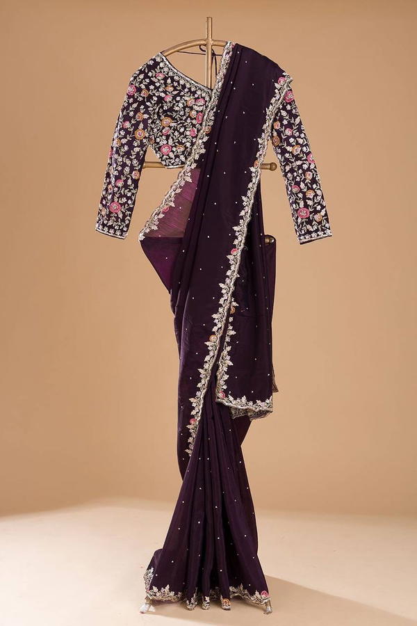 BT 1237 BY SAGAR IMPEX PURE SOFT JIMMY CHOO SILK SAREE MANUFACTURER IN INDIA