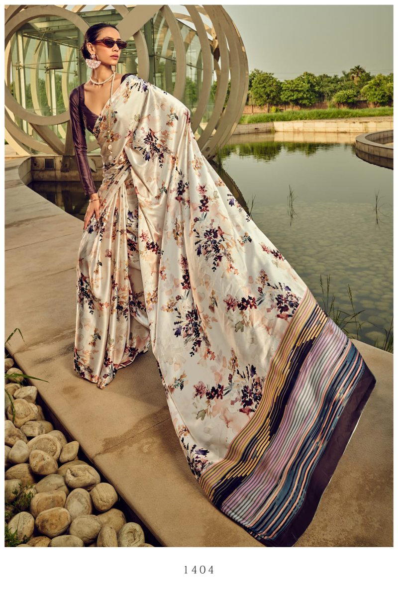 SATIN DIGITAL BY GIRNAR FASHION SATIN DIGITAL PRINT SAREE EXPORTER IN SURAT 1