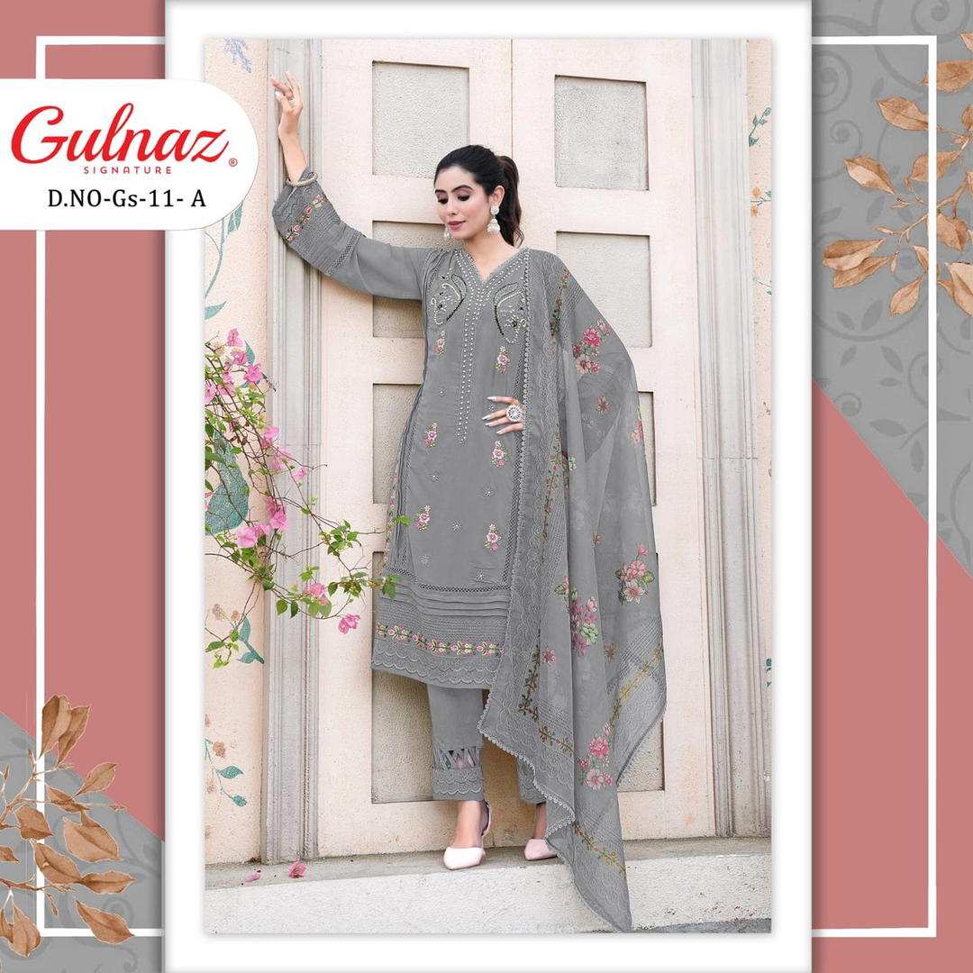 GS 11 BY GULNAZ PURE HEAVY GEORGETTE SALWAR KAMEEZ EXPORTER IN SURAT 1