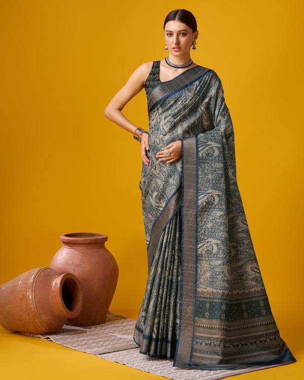 VANTARA VOL 2 BY BUNAWAT COTTON DIGITAL PRINTED SAREE EXPORTER IN GUJARAT