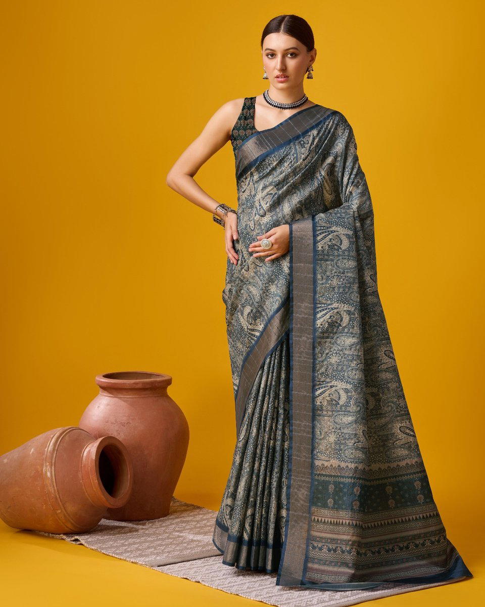 VANTARA VOL 2 BY BUNAWAT COTTON DIGITAL PRINTED SAREE EXPORTER IN GUJARAT 1