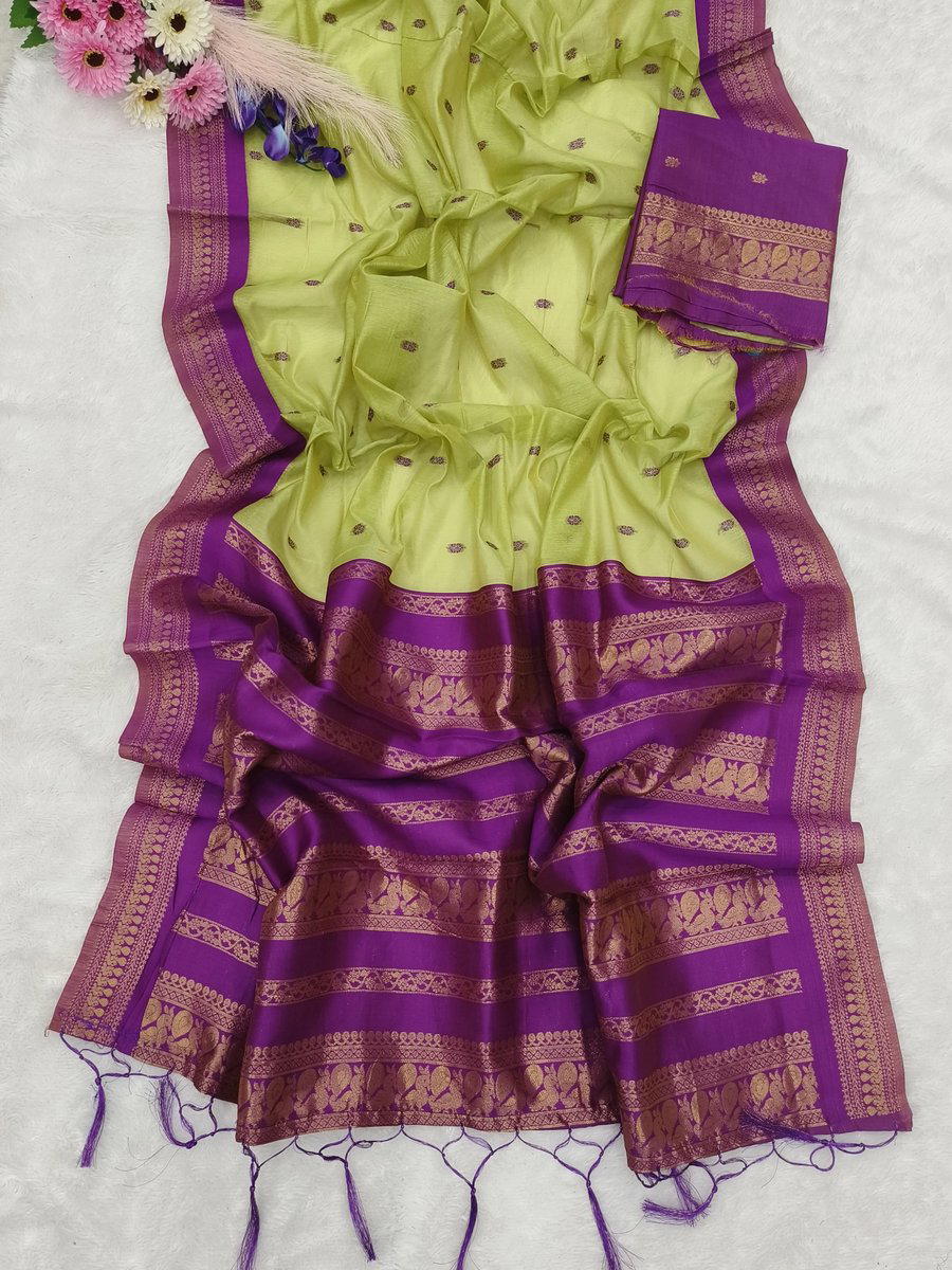 HARNAAZ BY SAGAR IMPEX GOLD ZARI WEAVING SILK SAREE EXPORTER IN INDIA 1