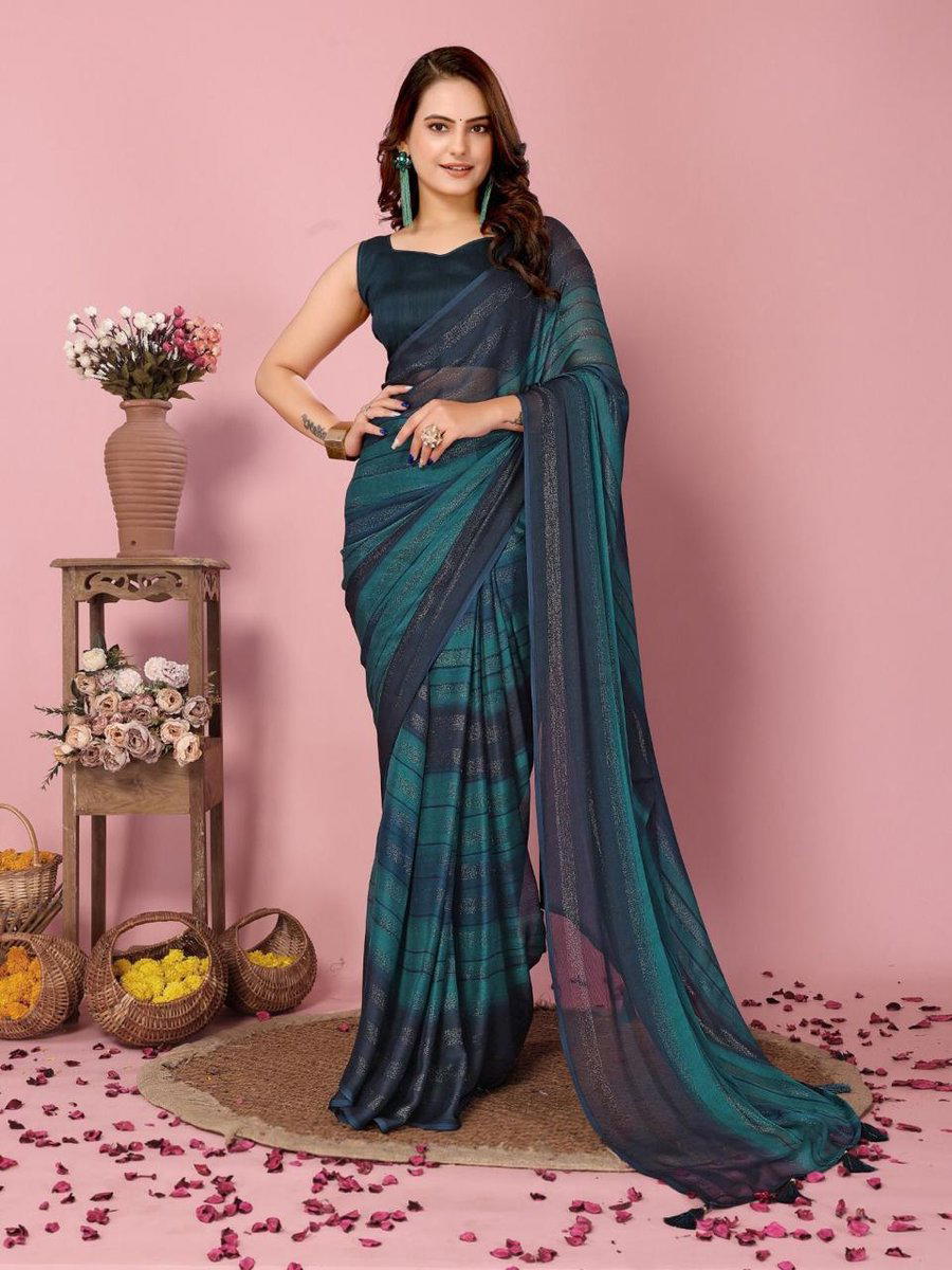 CM 738 BY SAGAR IMPEX NAYLON PRINTED SAREE SUPPLIER IN INDIA 1
