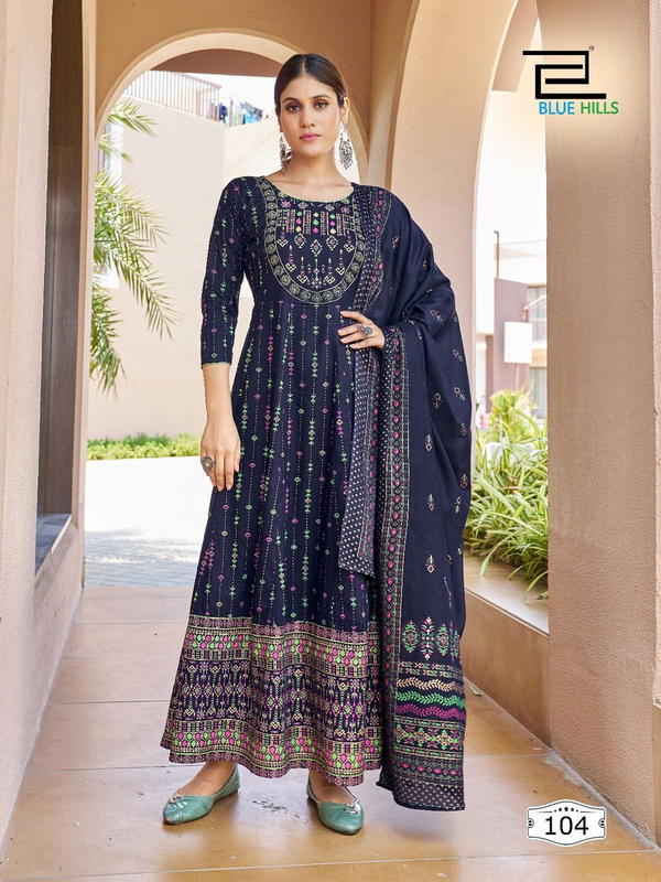 MASAKALI BY BLUE HILLS HEAVY RAYON PRINTED SALWAR KAMEEZ MANUFACTURER IN INDIA