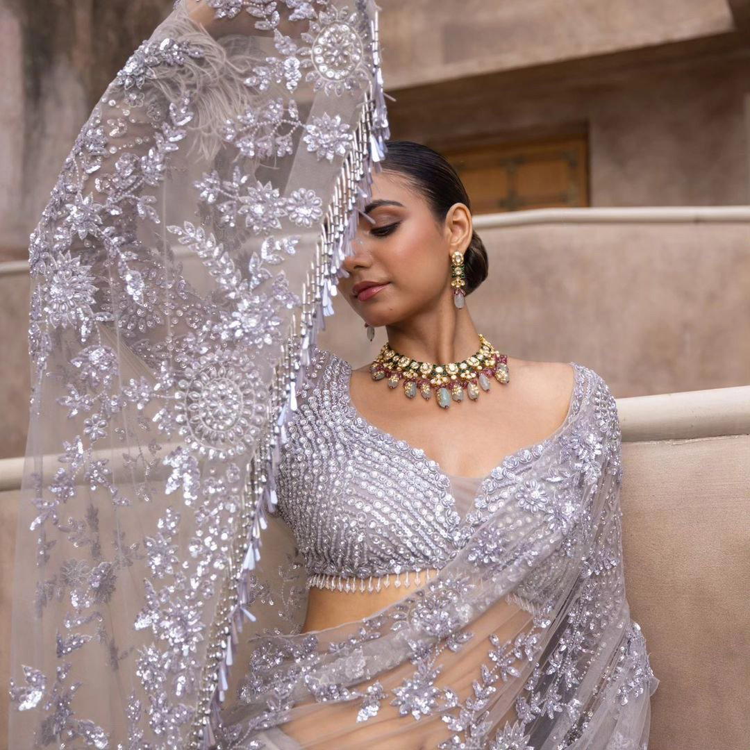 BT387 BY SAGAR IMPEX DESIGNER BOLLYWOOD NET SAREE WHOLESALER IN INDIA 1