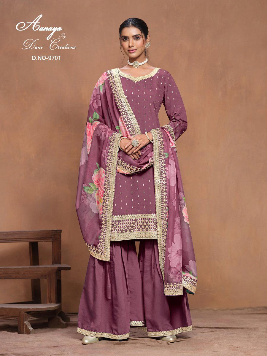 AANAYA VOL 197 BY DANI CREATION DESIGNER PAKISTANI SILK SALWAR SUIT WHOLESALER IN INDIA 1
