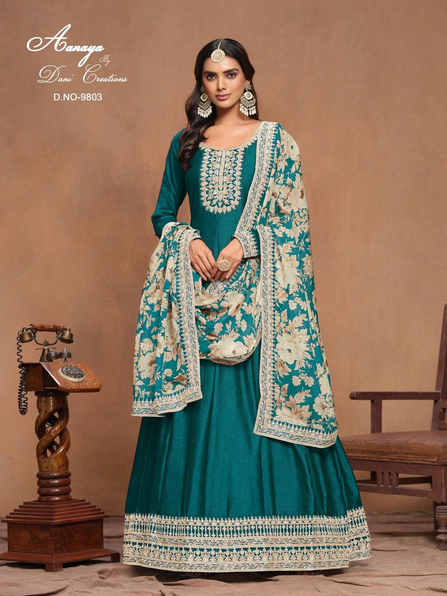 AANAYA VOL 198 BY DANI CREATION DESIGNER GOWN WHOLESALER IN INDIA 1