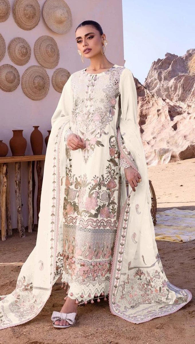 DN 14094 BY HUSNARA DESIGNER COTTON SALWAR SUIT WHOLESALER IN INDIA 1