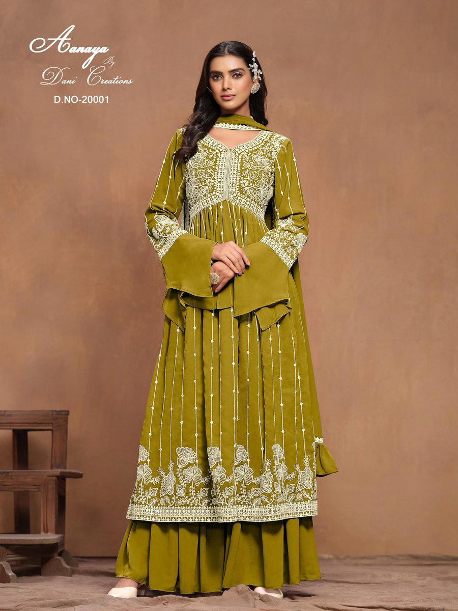 AANAYA VOL 200 BY DANI CREATION DESIGNER GEORGETTE SALWAR SUIT WHOLESALER IN INDIA 1
