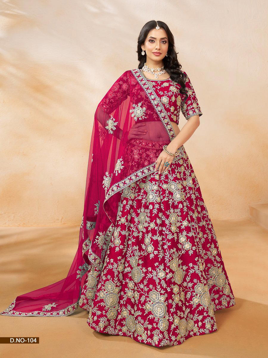 MEHVISH VOL 1 BY SAGAR IMPEX DESIGNER SILK LEHENGA CHOLI WHOLESALER IN INDIA 1