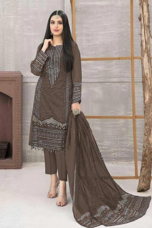 DN 1283 BY SAGAR IMPEX DESIGNER GEORGETTE SALWAR SUIT WHOLESALER IN INDIA