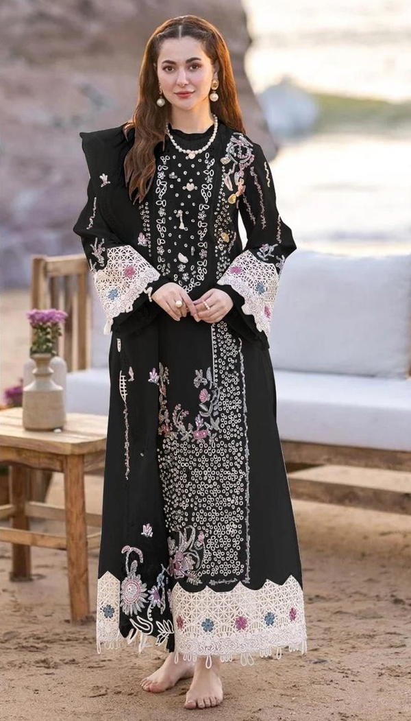 DN 1705 BY HUSNARA DESIGNER COTTON SALWAR SUIT WHOLESALER IN INDIA