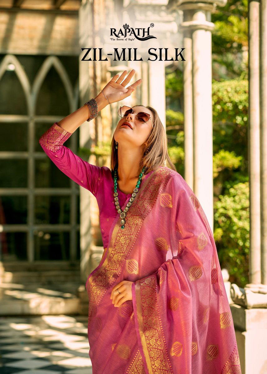 Zil-Mil Silk BY RAJPATH DESIGNER SILK SAREE WHOLESALER IN INDIA 1